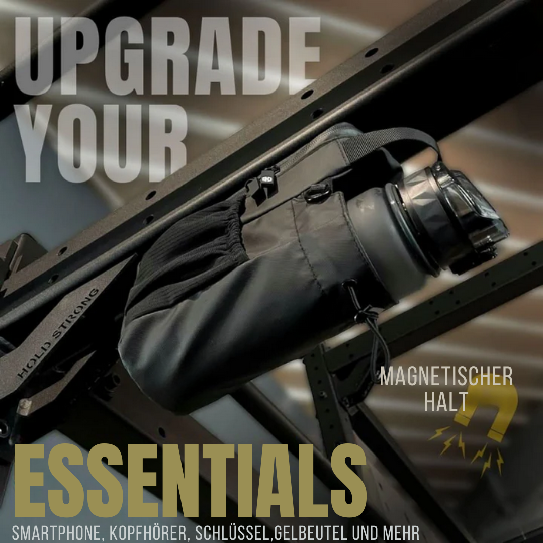 MagnaDrip™ – Die Tasche, die an deinem Gym-Game klebt