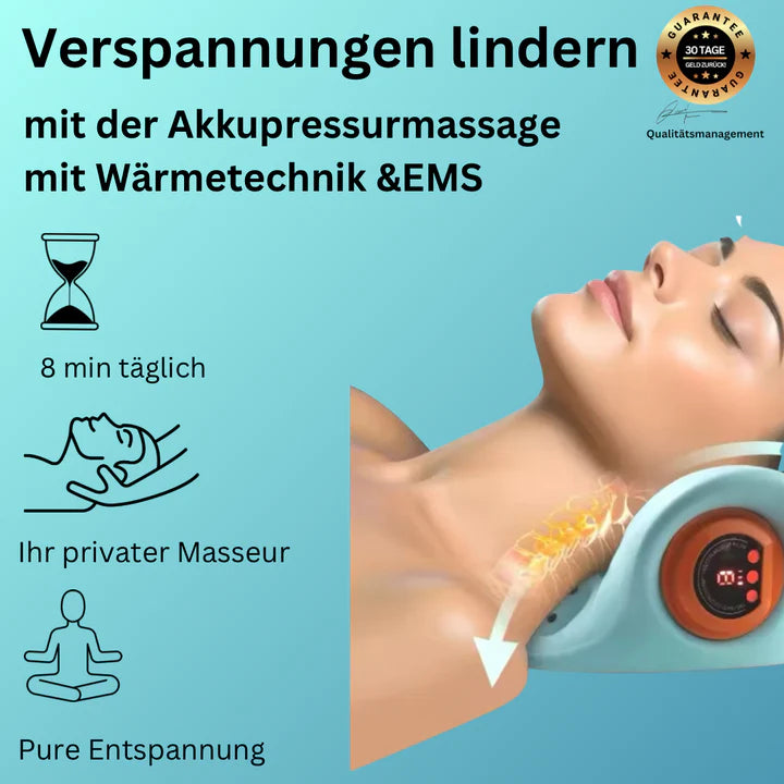 RelaxNeck Pro™ – Dein persönlicher Nacken-Therapeut für zu Hause