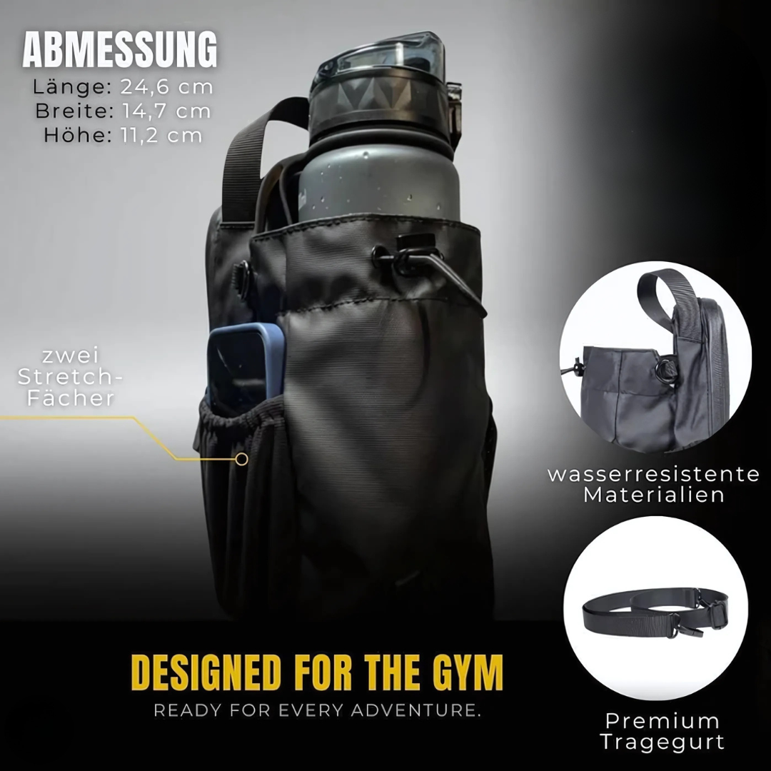 MagnaDrip™ – Die Tasche, die an deinem Gym-Game klebt